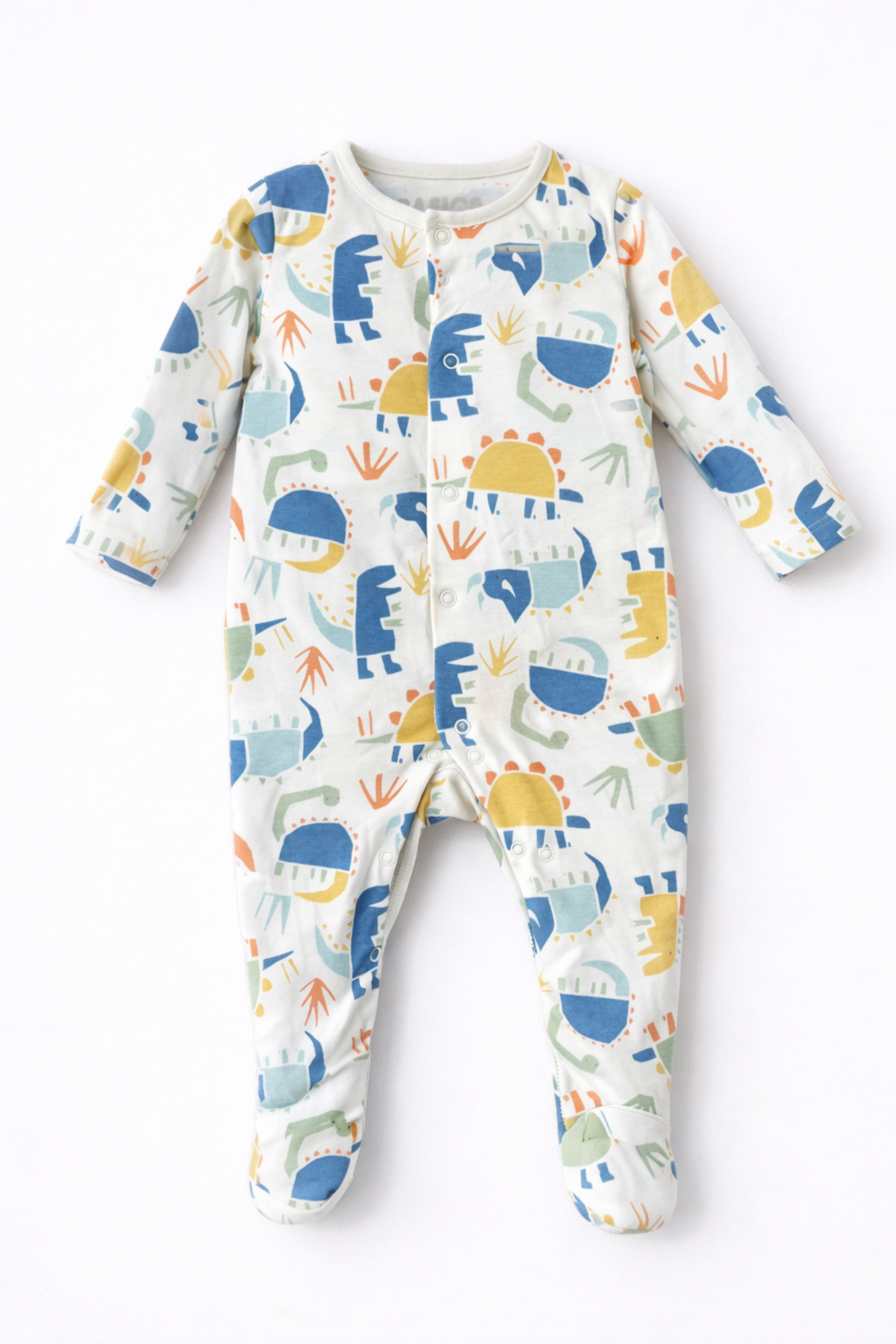 Abstract dino sleep suit