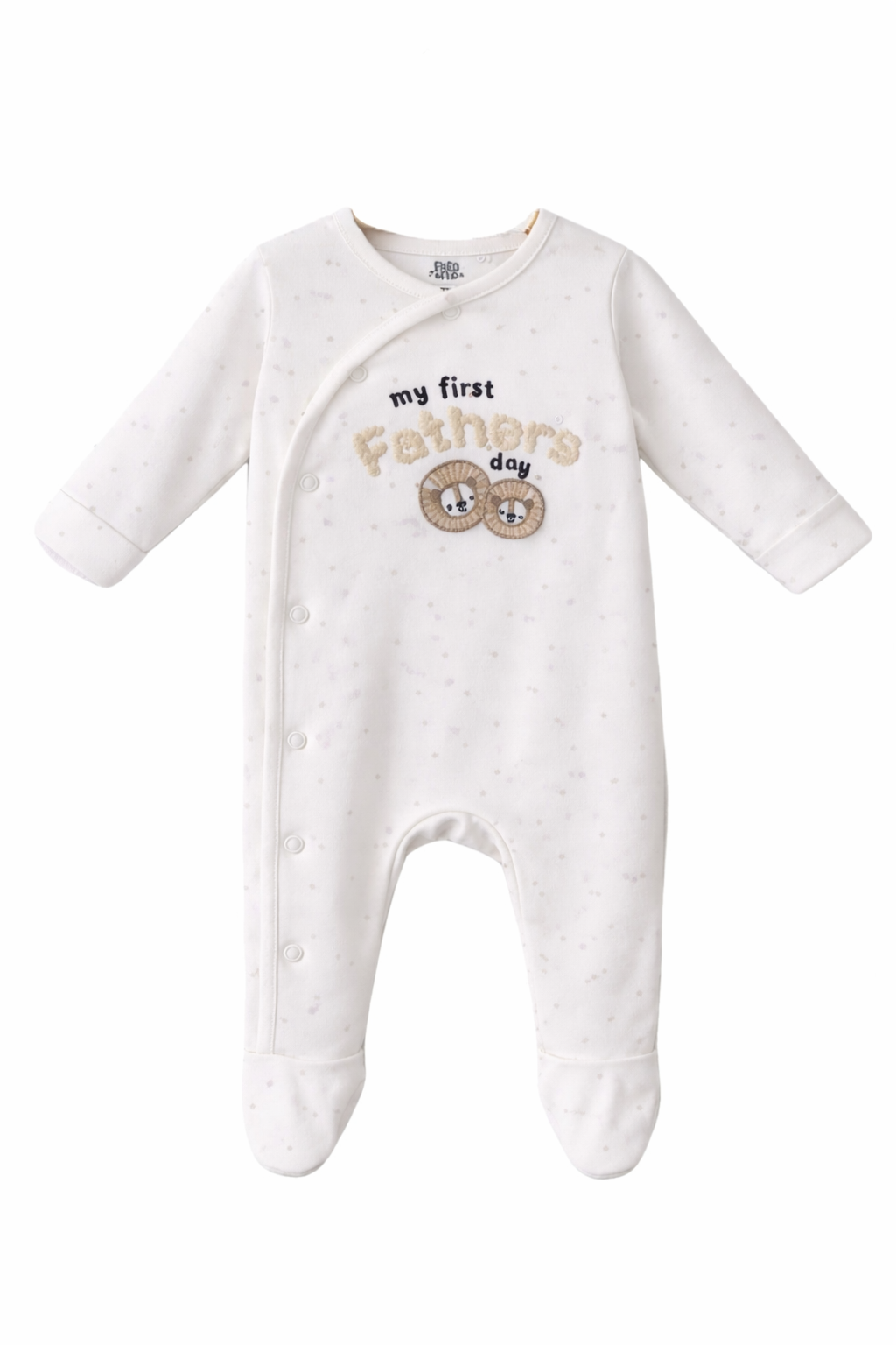 First Father’s Day embroidered sleepsuit