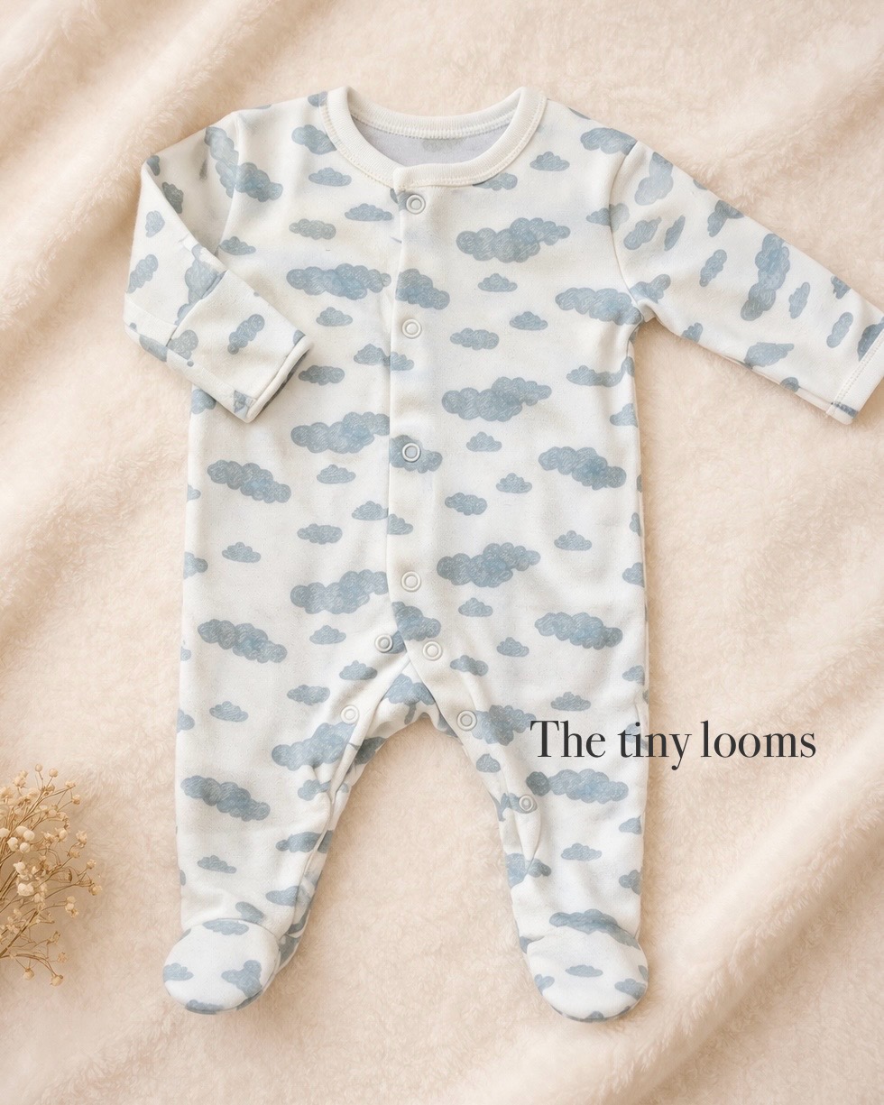 Organic cotton sleepsuit