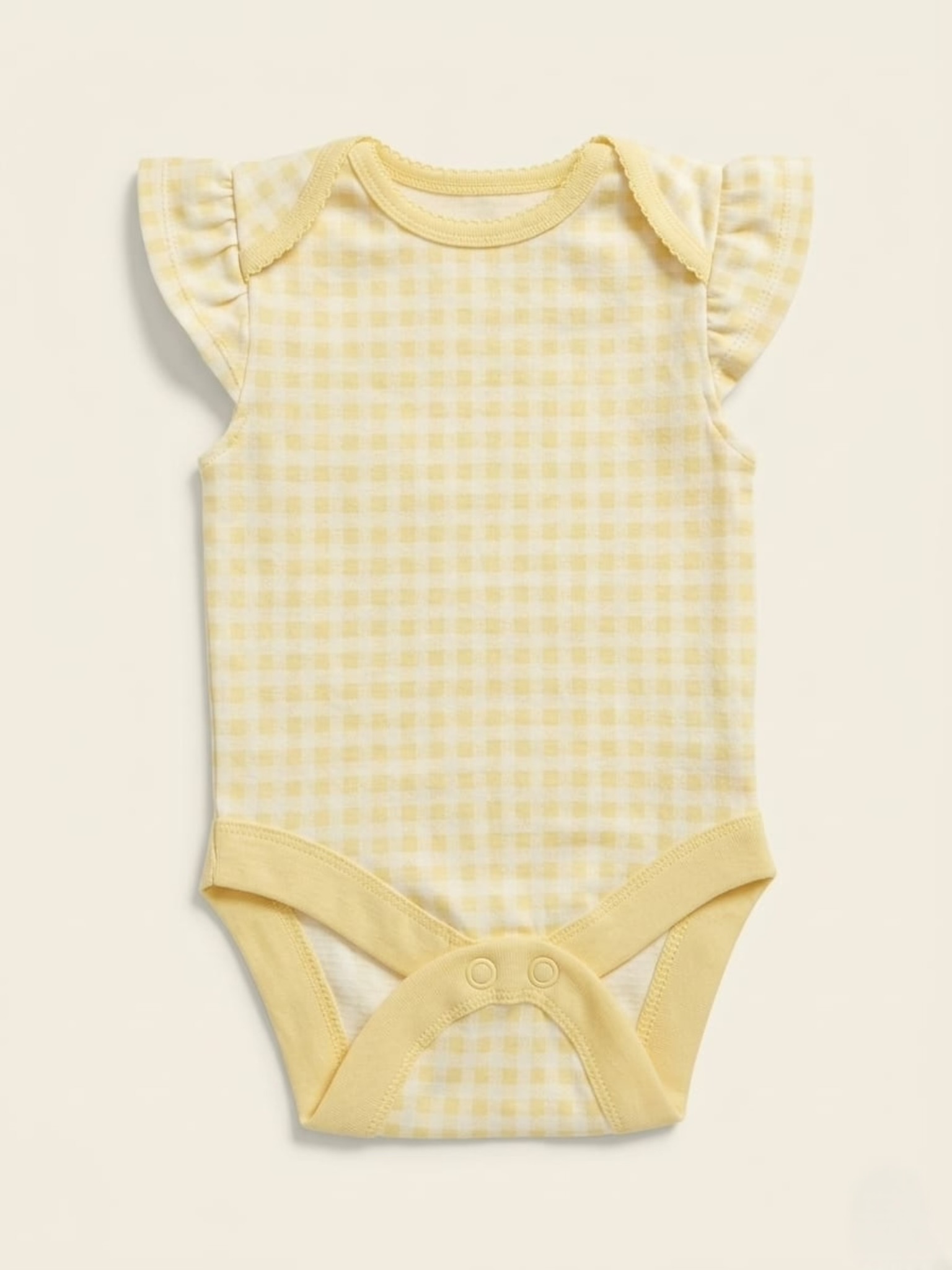 yellow checkered onsie