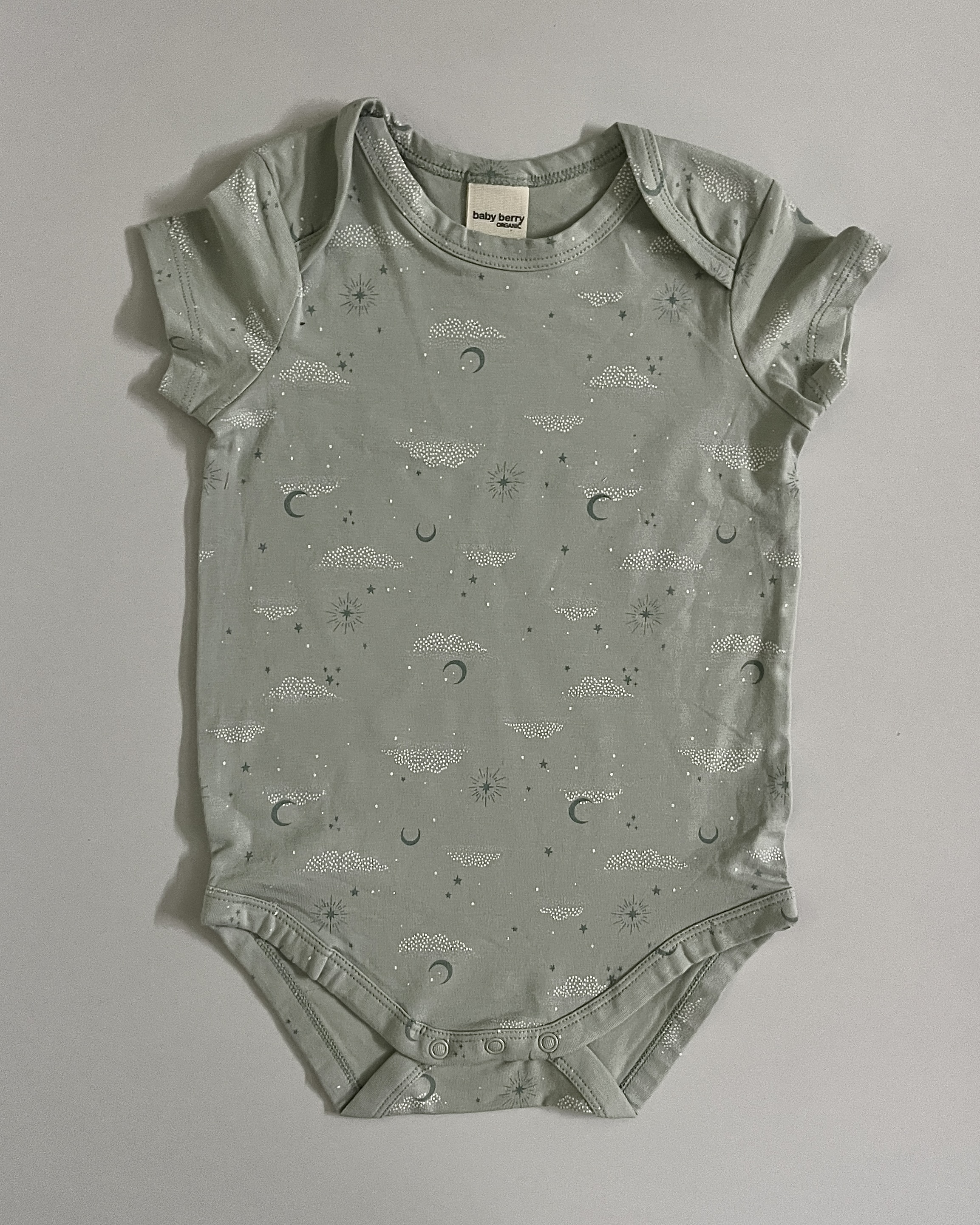pastel green celestial onsie