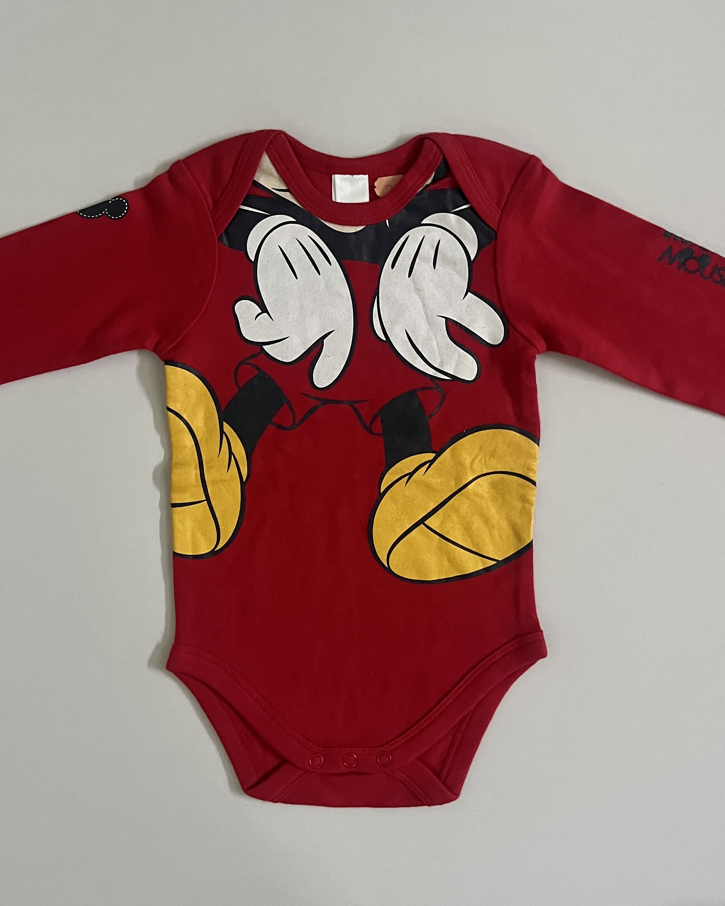 red full sleeve Mickey onsie