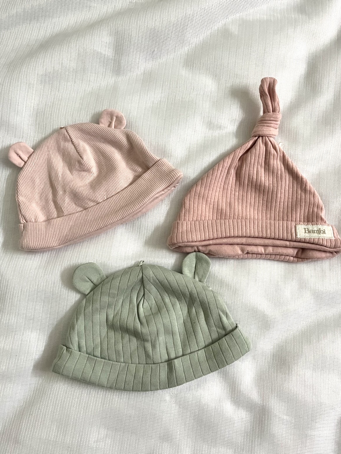 Pastel 3 piece cap