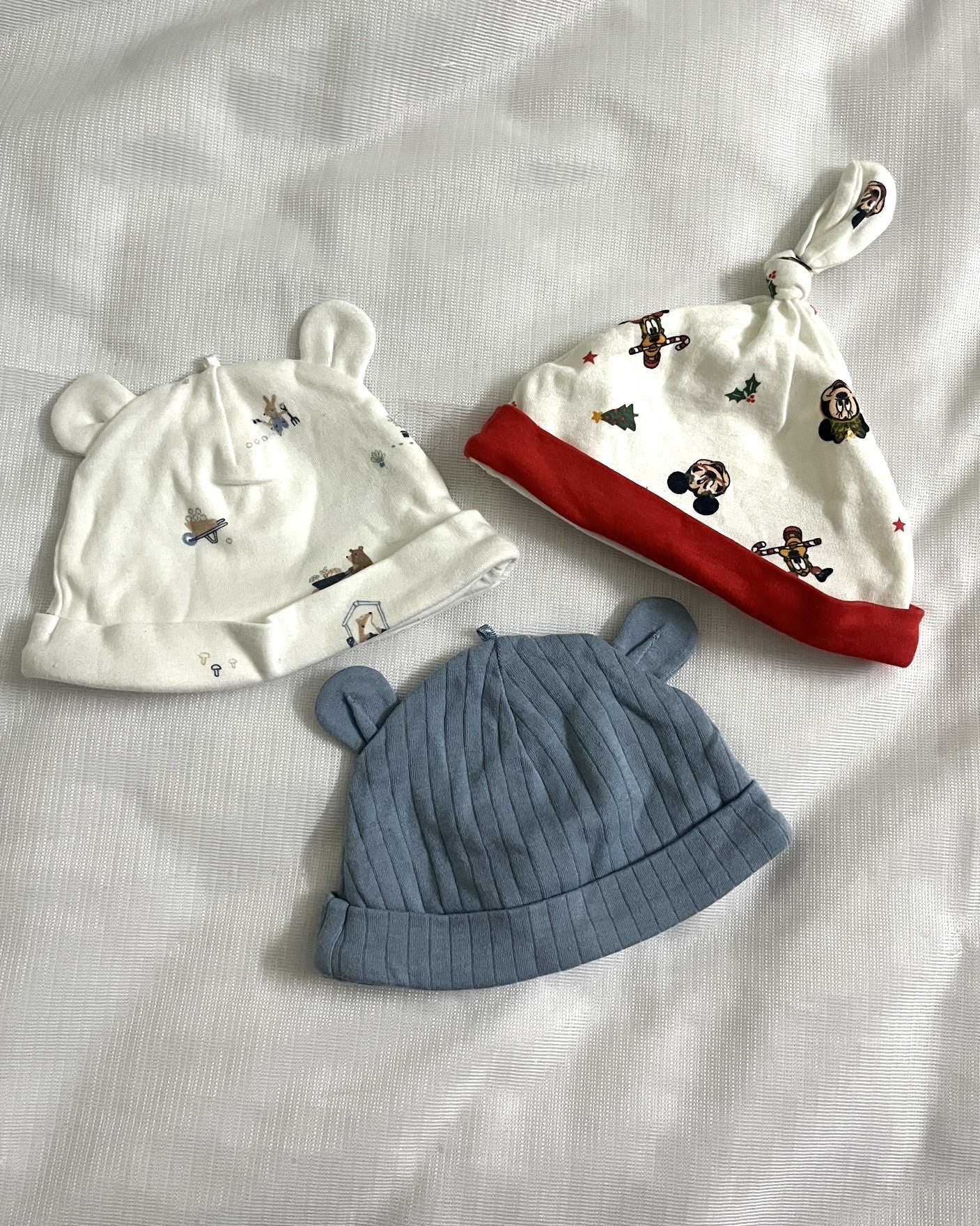 Newborn 3 piece cap