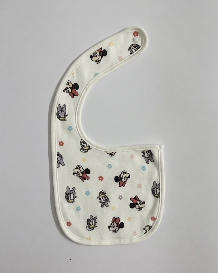 Floral Minnie bib