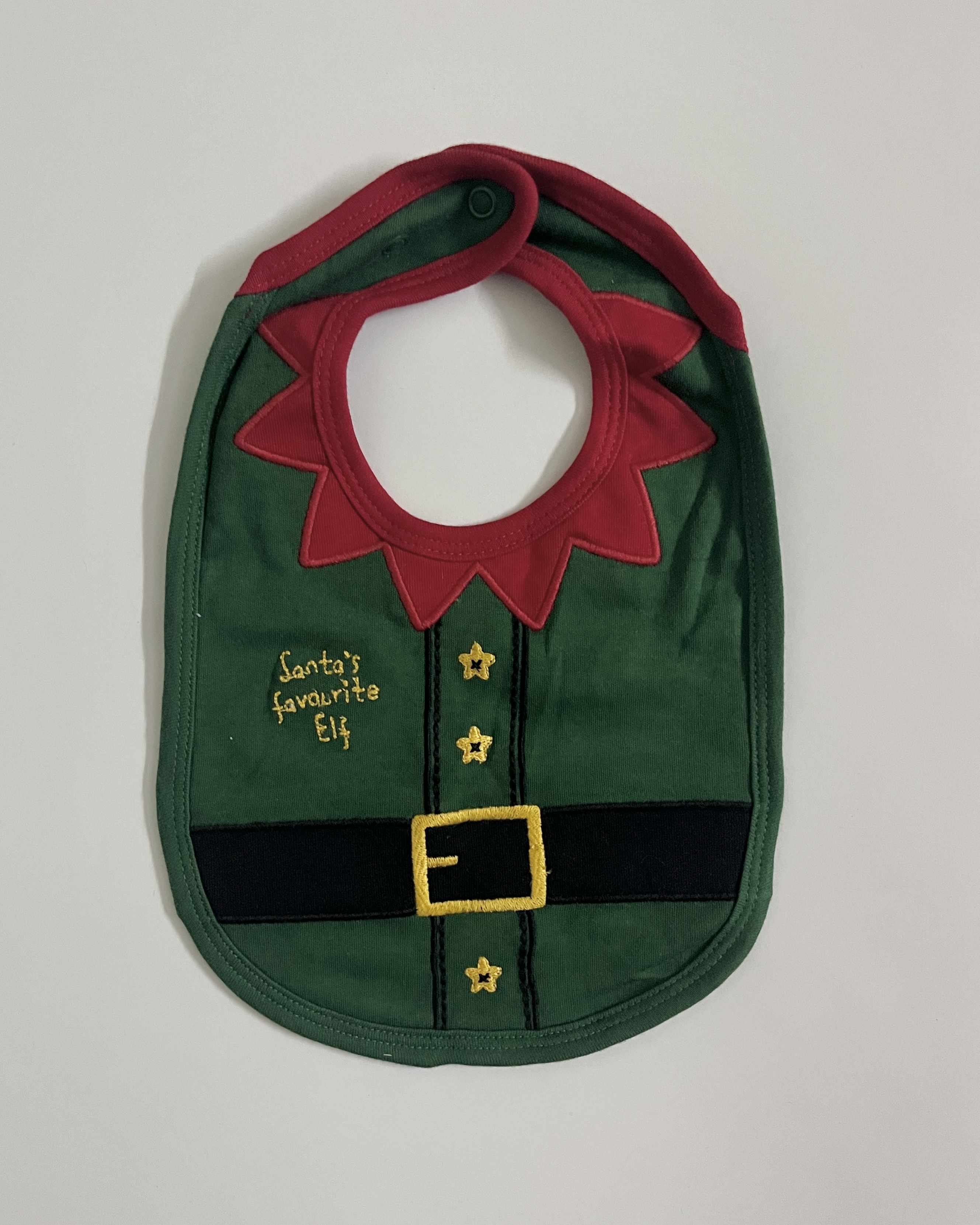 Santa’s favourite elf bib