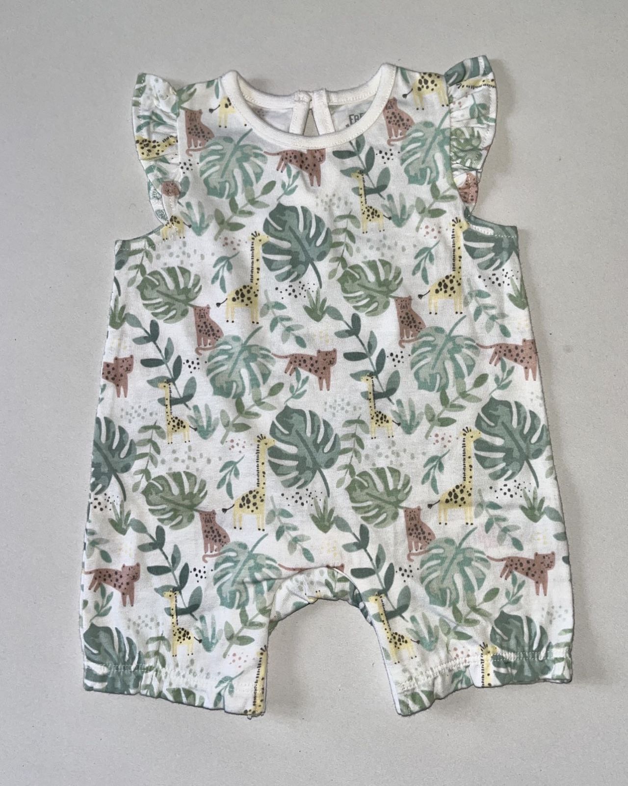 Safari half romper