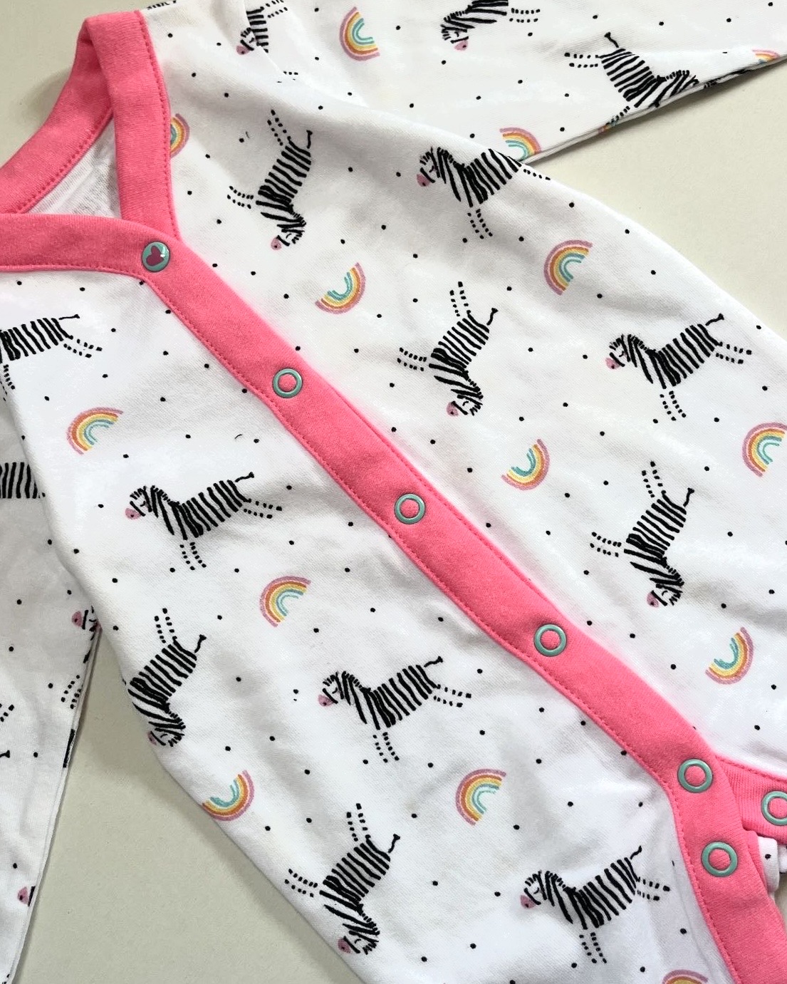 Zebra sleepsuit