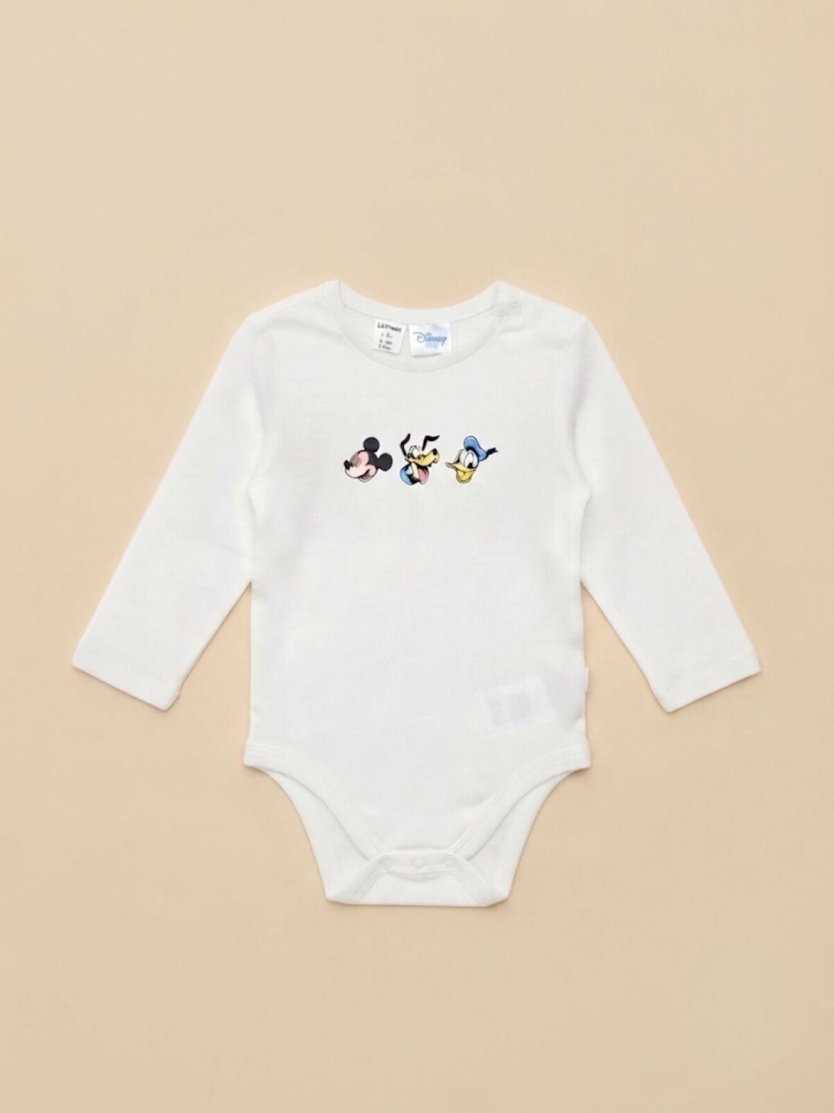 off white Mickey bodysuit