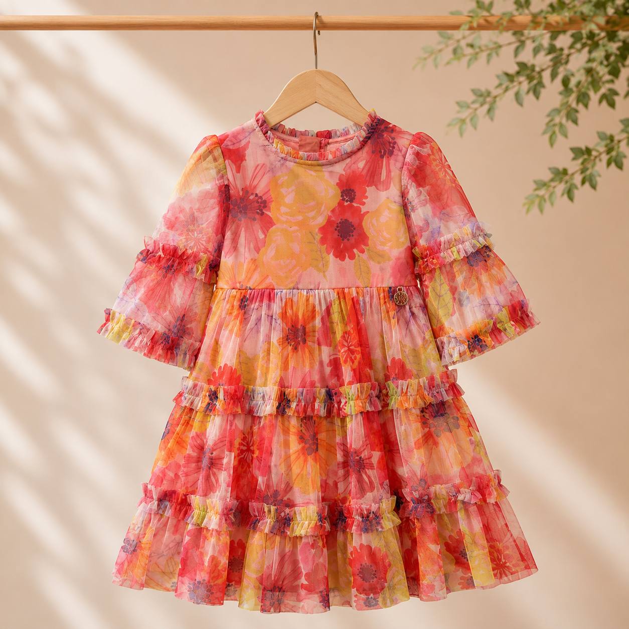 Floral A-line dress