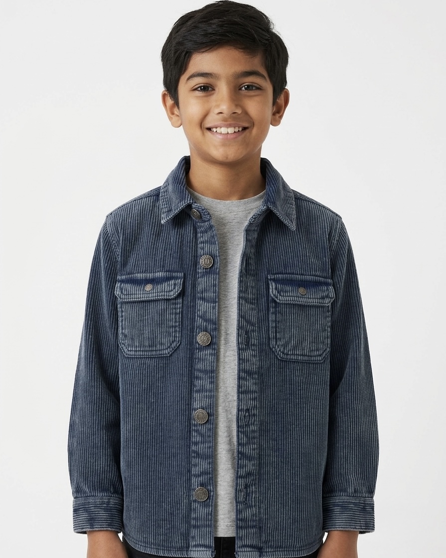 Corduroy over shirt