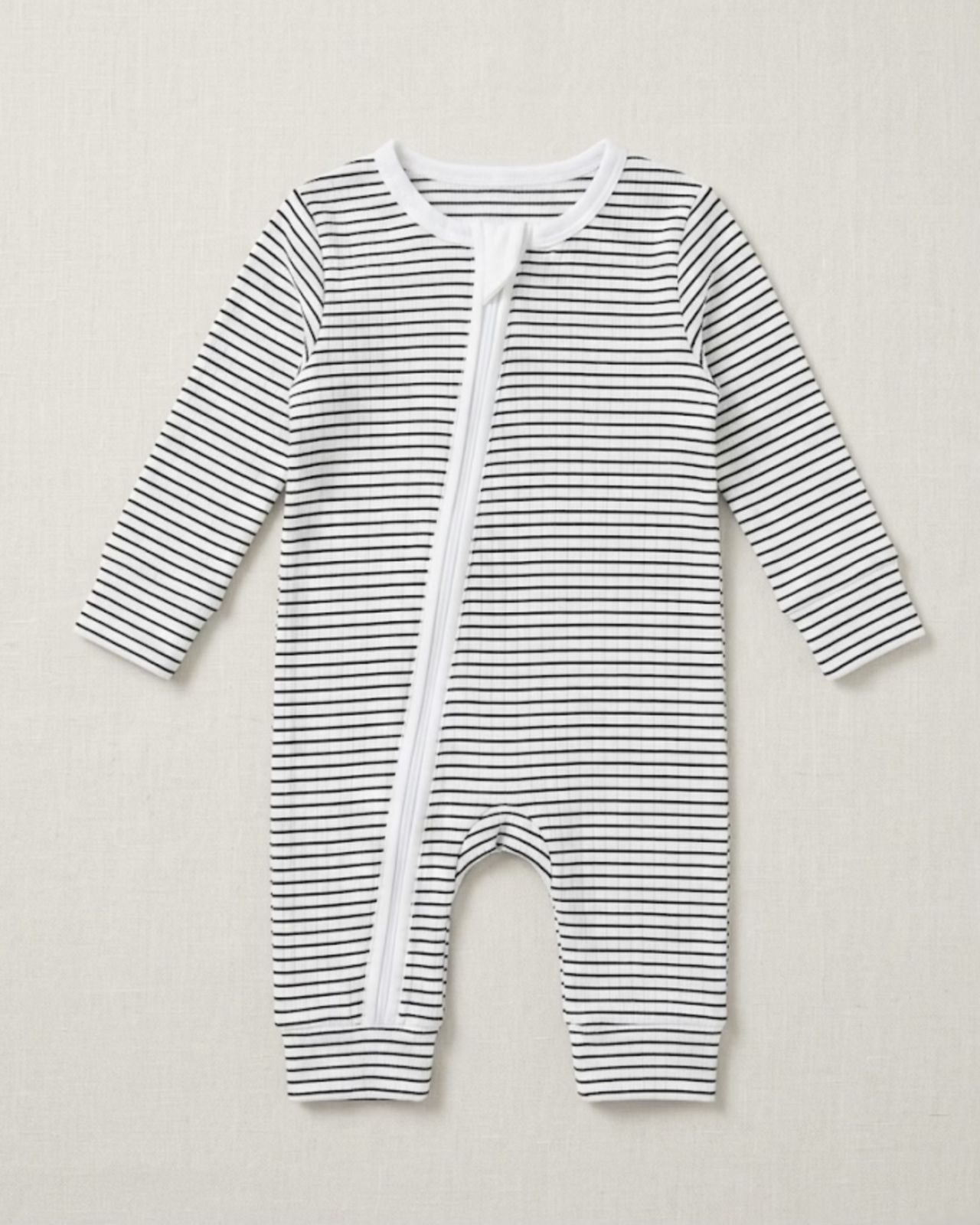 Airy stripes romper