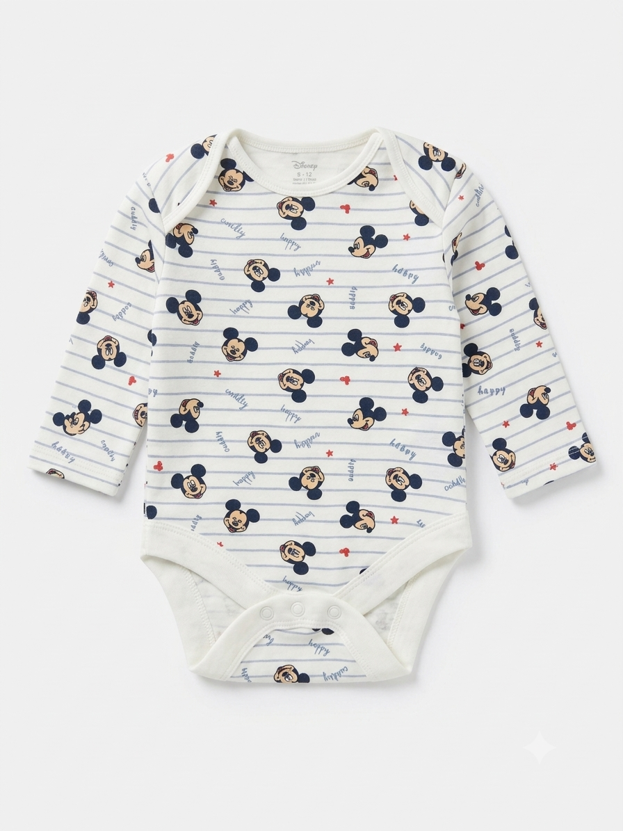 Stripes Mickey onsie
