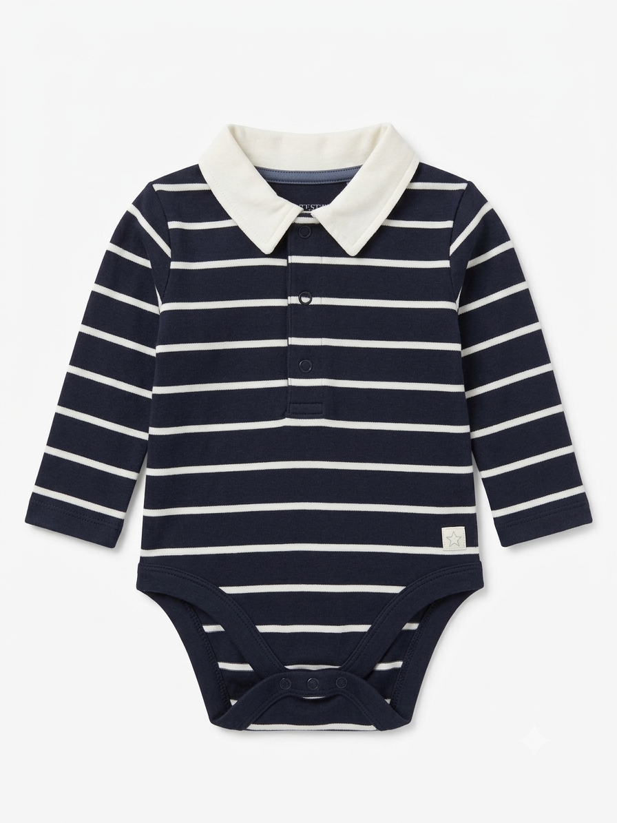 Black collar onsie