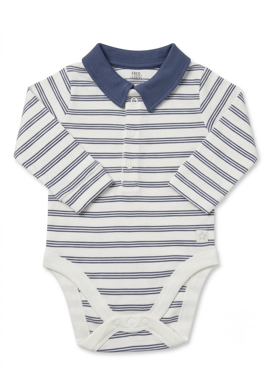 Blue collar onsie