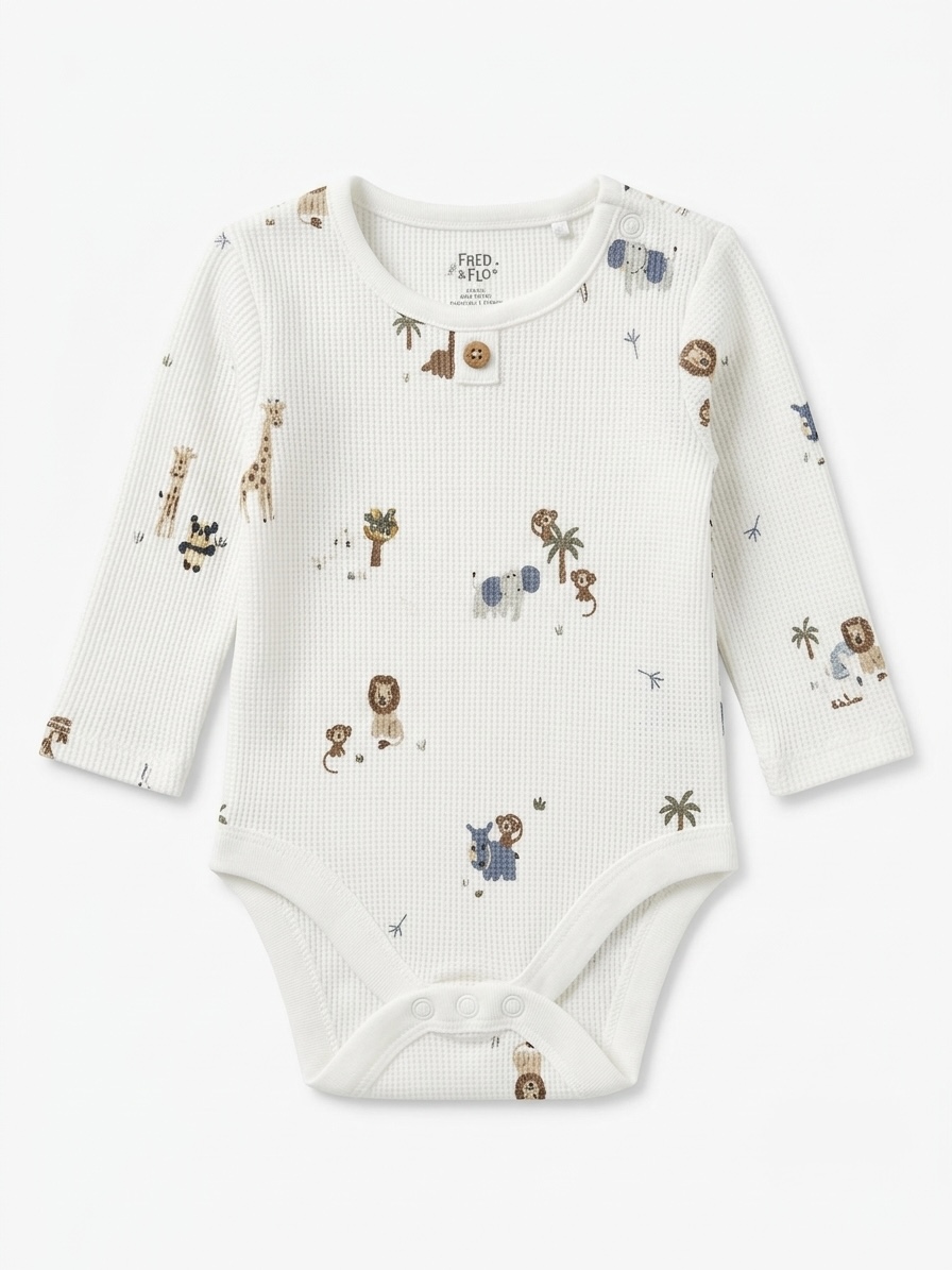 Knitted animal onsie