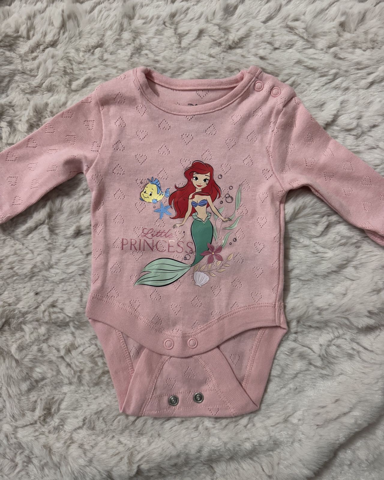 Princess pointelle onsie