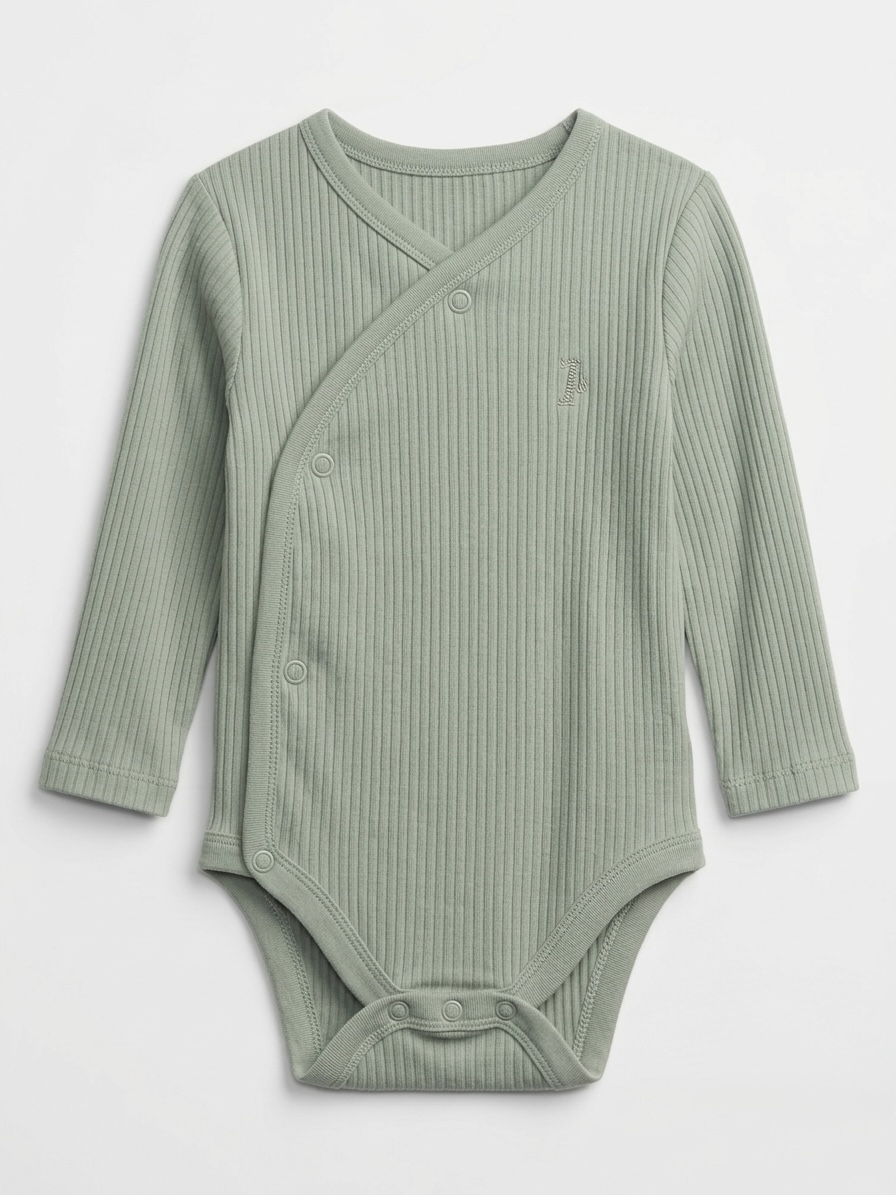 Green kimono onsie
