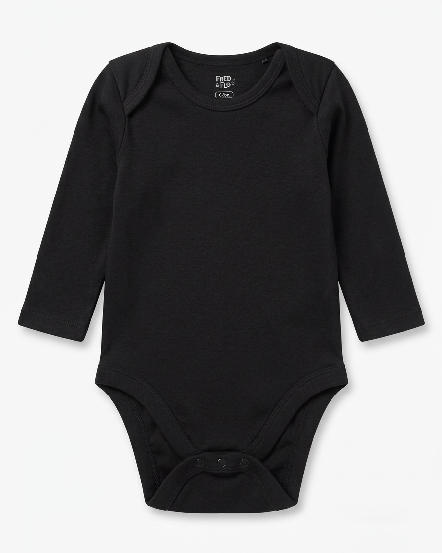Plain black onsie