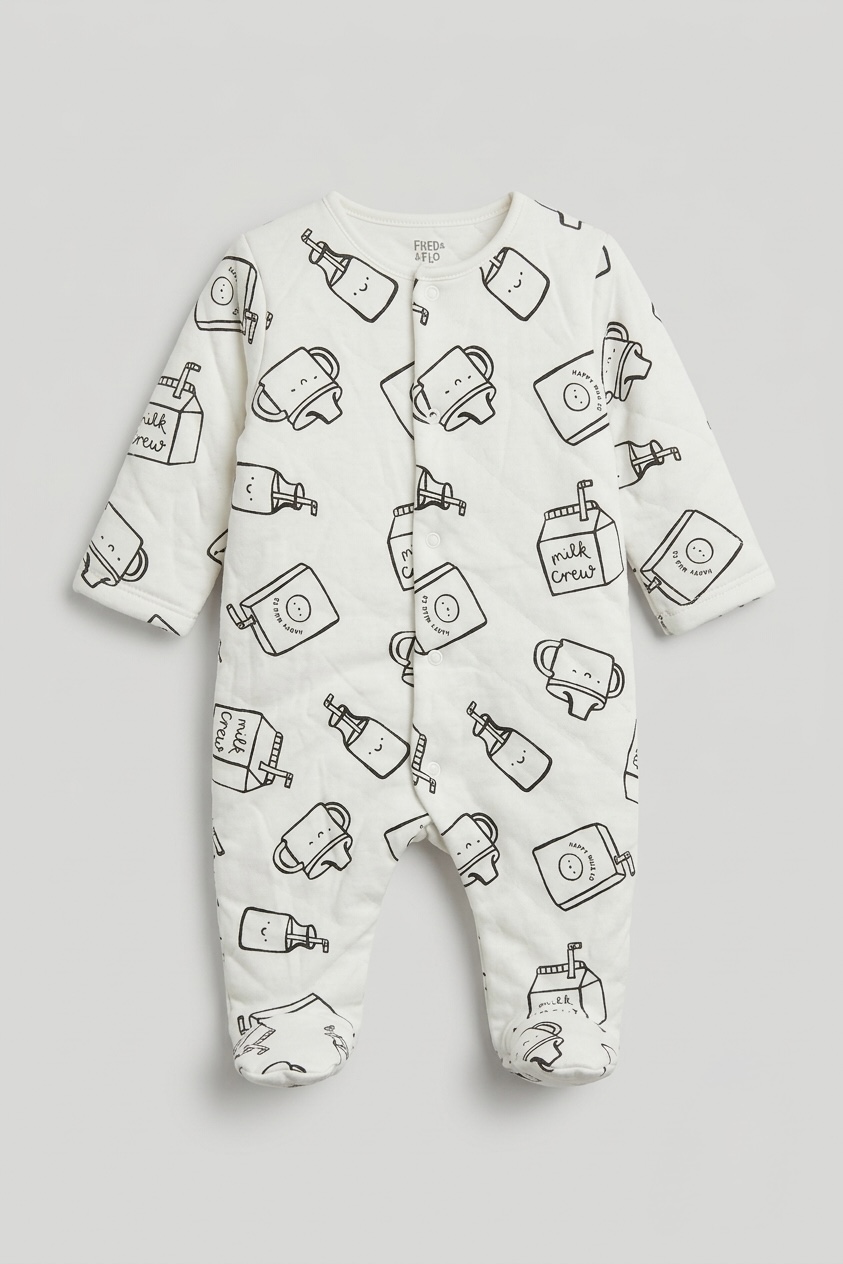 Milk crew padded sleepsuit