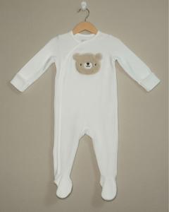 Teddy appliqué sleepsuit 🧸