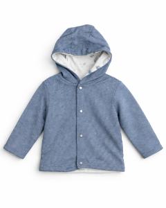 blue stripes hoodie
