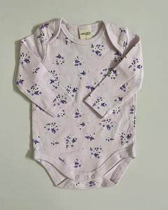 lavender bg floral bodysuit