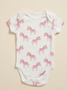 pink zebra bodysuit