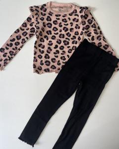 Cheetah Full sleeve Co-ord set