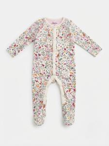 Floral garden sleepsuit