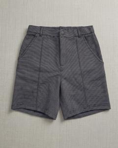 Navy textured shorts