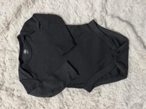 Plain black onsie