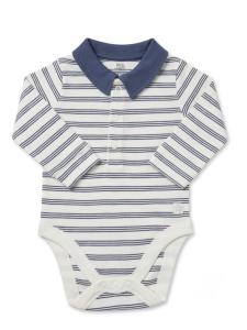 Blue collar onsie