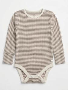 Brown ribbed onsie