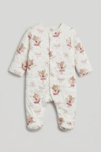 Enchanted ballerina mouse padded sleepsuit