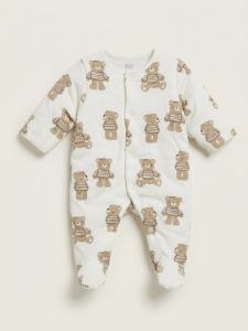 Cozy teddy padded sleepsuit