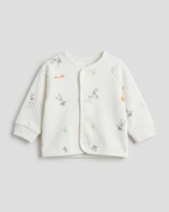 Bunny front open sweatshirt