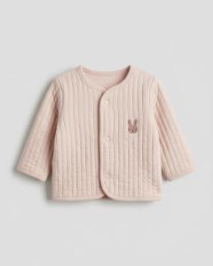 Pink bunny quilted sweatshirt