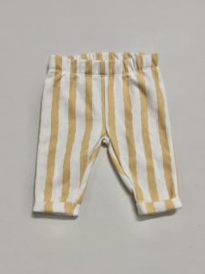 Yellow stripe fleece pants