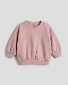 Pink balloon sleeve sweatshirt