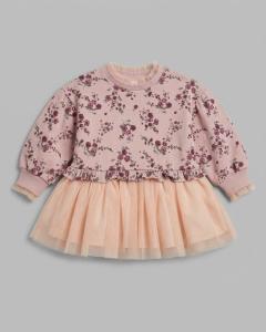 Frill loopknit frock