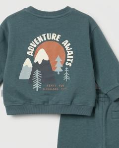 Adventure green winter co-ord