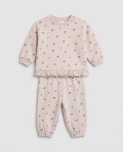 Lavender floral winter co-ord