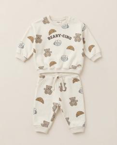 Beary beige winter co-ord