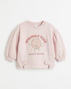 Sprinkle toes sweatshirt