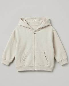 Drop shoulder grey hoodie