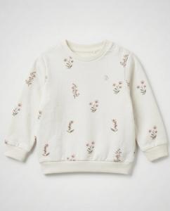 Floral print sweatshirt