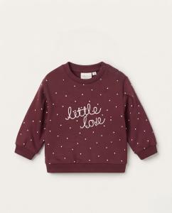 Little love embroidered sweatshirt