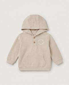 Play today motif hoodie